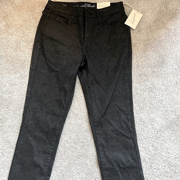 High waisted skinny animal print jeans - Picture 4 of 4